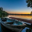 Barcă pe lacul Herăstrău