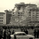 Blocul Dunărea prăbușit la cutremurul din 1977