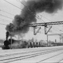 Locomotiva de manevra la Buc. Triaj 05.11.1975