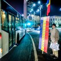 Dupa autobuz - Protest anticoruptie - Piata Victoriei