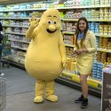 Reclama la margarina in magazinul Auchan