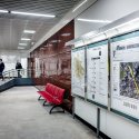 Panou informatii - Statia de metrou Straulesti