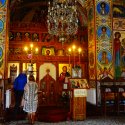 Interiorul bisericii Sf Nicolae, Dudesti Cioplea I, cunoscuta si ca Biserica Bulgari