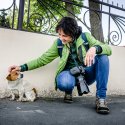 Eli și un cățel din cartier - Bulevardul Bucureștii Noi