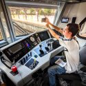 Interior - Locomotivă modernizată Reloc - Gara de Nord