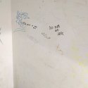 Graffiti pe scarile interioare ale MNAC