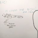 Graffiti pe scarile interioare ale MNAC
