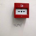 Graffiti pe scarile interioare ale MNAC
