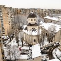 Iarna - Biserica Cărămidarii de jos - Strada Piscului