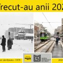 Afis expozitia Trecut-au anii 2024, grafica Luciana Gingarasu