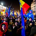 Protest Pro Europa - Piața Universității