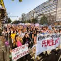 Protest pentru combaterea violenței împotriva femeilor - Bd. Magheru