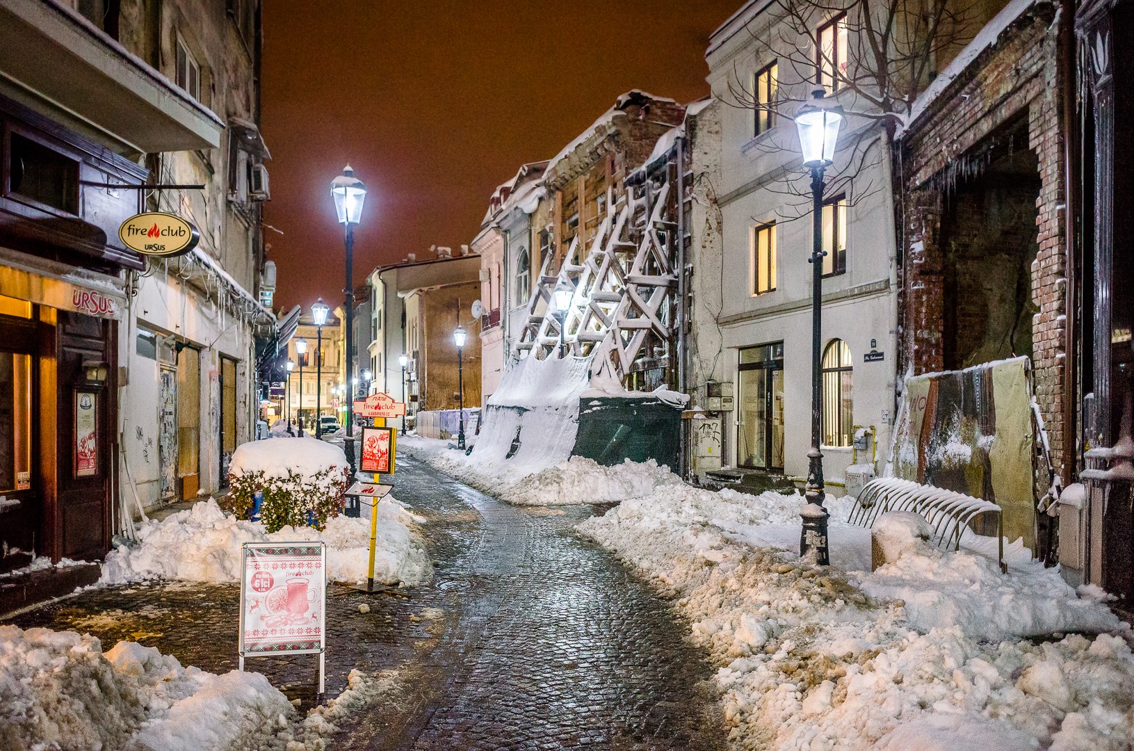 Iarna - Strada Gabroveni