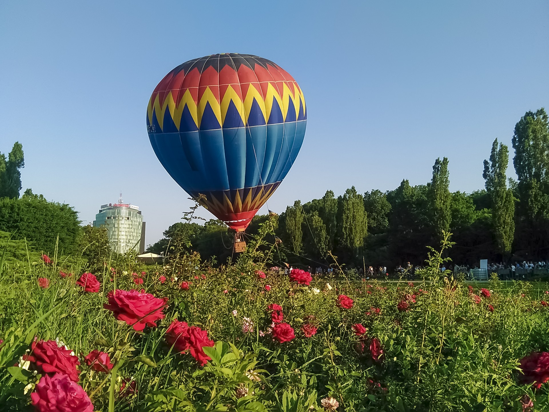 Balon in parcul Herastrau