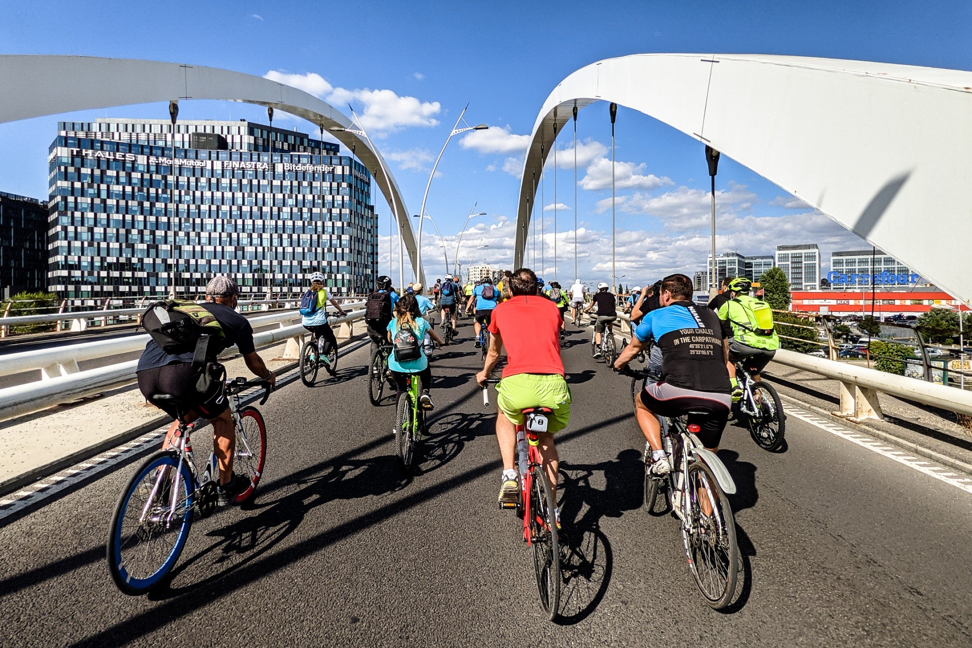 Podul Grozăvești - Marșul Bicicliștilor 2021