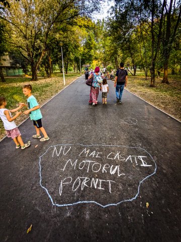 Desene cu cretă - Parcul Tineretului