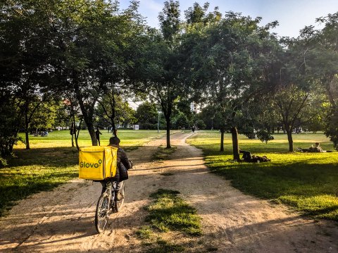 Potecă - Parcul Unirii