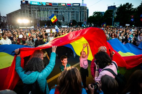 România în Lumină - Meeting susținere Nicușor Dan