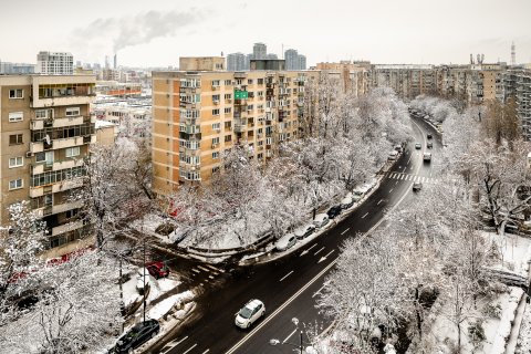 Iarna - Calea Văcărești