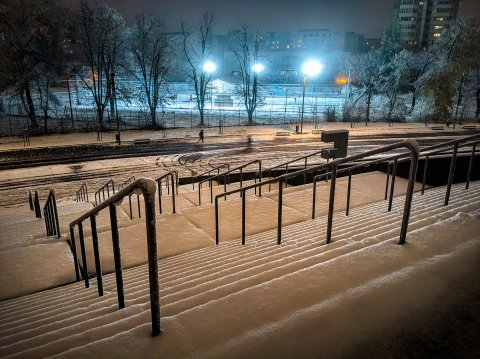 Iarna - Stadionul Național
