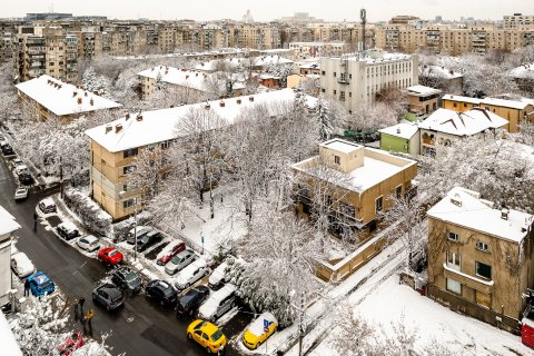 Iarna în cartier - Strada V. V. Stanciu