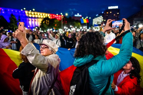 România în Lumină - Meeting susținere Nicușor Dan