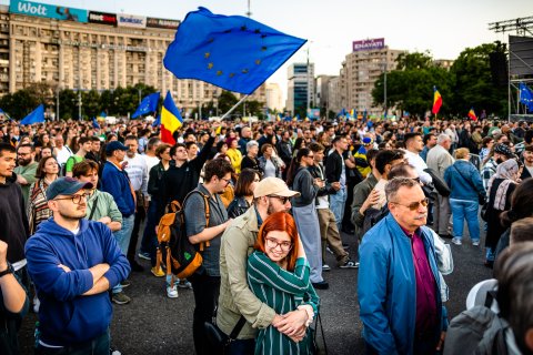 România în Lumină - Meeting susținere Nicușor Dan