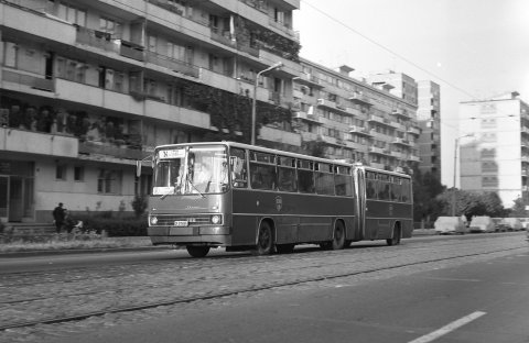 Autobuz Ikarus 280 pe linia 34 - Bd. 1 Mai
