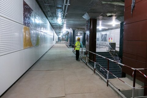 Statia metrou Straulesti este aproape gata.