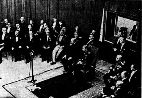 Studioul de concerte inaugurat în februarie 1932 (Arh. G.M. Cantacuzino)