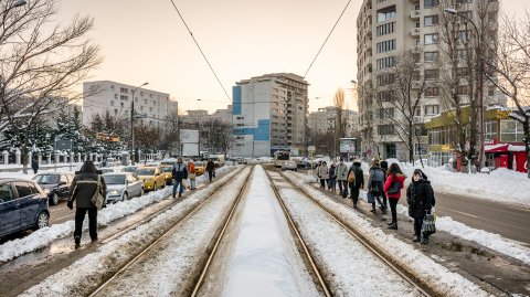 Statie de tramvai - Bulevardul Gheorghe Sincai