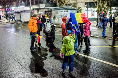 Protest anti-amnistie si gratiere 2017 - Bulevardul Lascar Catargiu