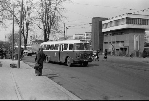Unul din ultimile Skoda Karosa mai circula inca in anul 1976 pe linia 80 barat Gara Basarab