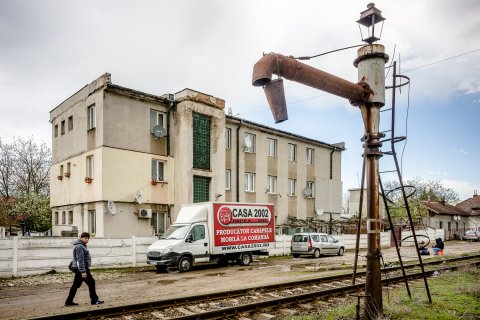 Gara Bucuresti Sud - Sistem de umplere cu apa a locomotivelor cu abur
