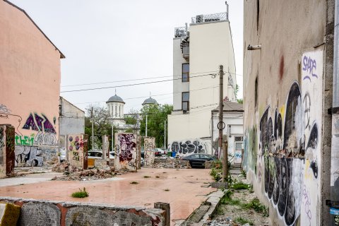 Zonă demolată -  Strada Mavrogheni Nicolae