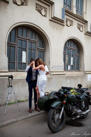 Nunta pe motocicleta