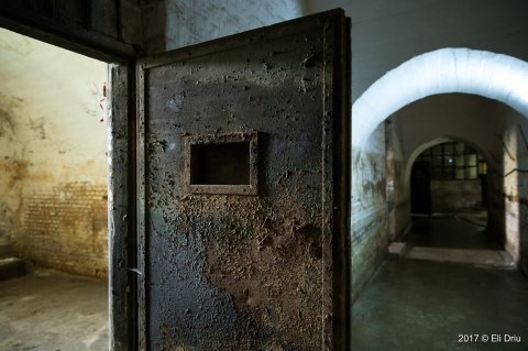 Interior din fostul peniteniar pentru deținuți politici aflat în  Fortul 13 Jilava