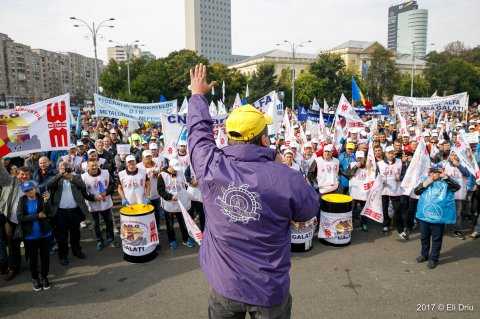 Protestul sindicatelor din 4 octombrie 2017