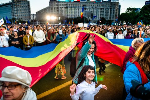 România în Lumină - Meeting susținere Nicușor Dan