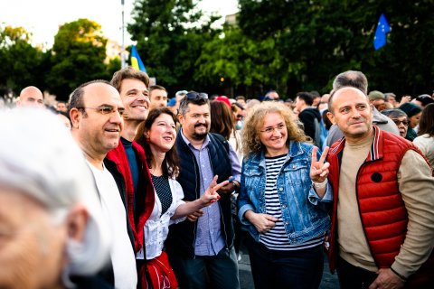 România în Lumină - Meeting susținere Nicușor Dan