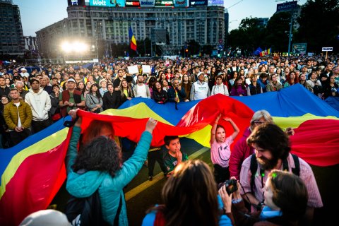România în Lumină - Meeting susținere Nicușor Dan