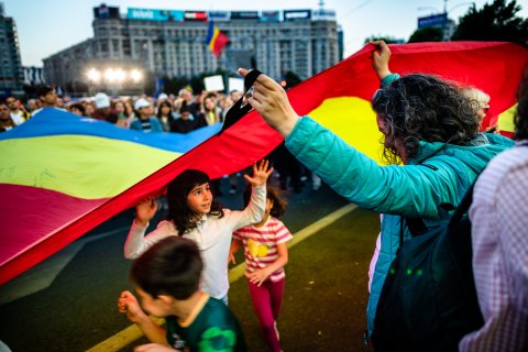 România în Lumină - Meeting susținere Nicușor Dan