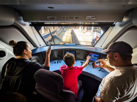 Interior - Tren Alstom Coradia Stream - Gara de Nord