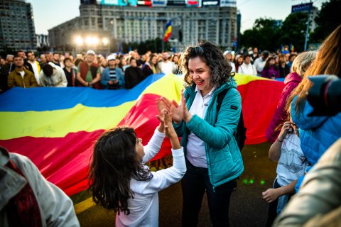 România în Lumină - Meeting susținere Nicușor Dan