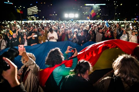 România în Lumină - Meeting susținere Nicușor Dan
