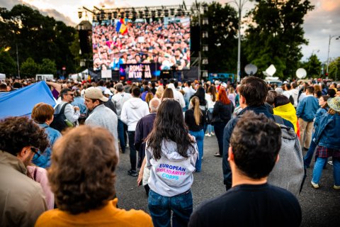 România în Lumină - Meeting susținere Nicușor Dan