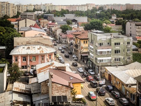 Strada Lizeanu văzută de sus