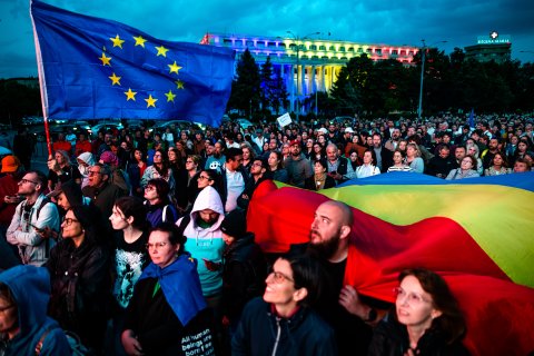România în Lumină - Meeting susținere Nicușor Dan