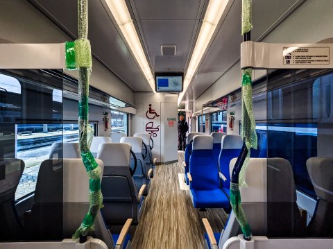 Interior - Tren Alstom Coradia Stream - Gara de Nord