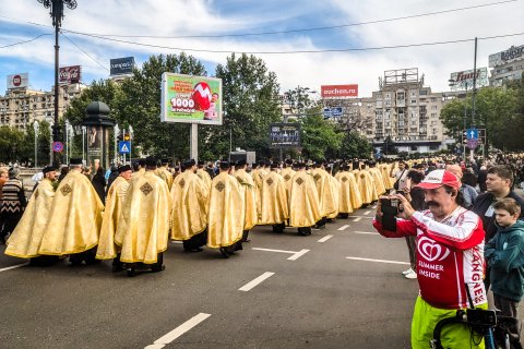 Procesiune Florii - Piața Unirii